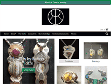 Tablet Screenshot of mysticalcrystaljewelry.com